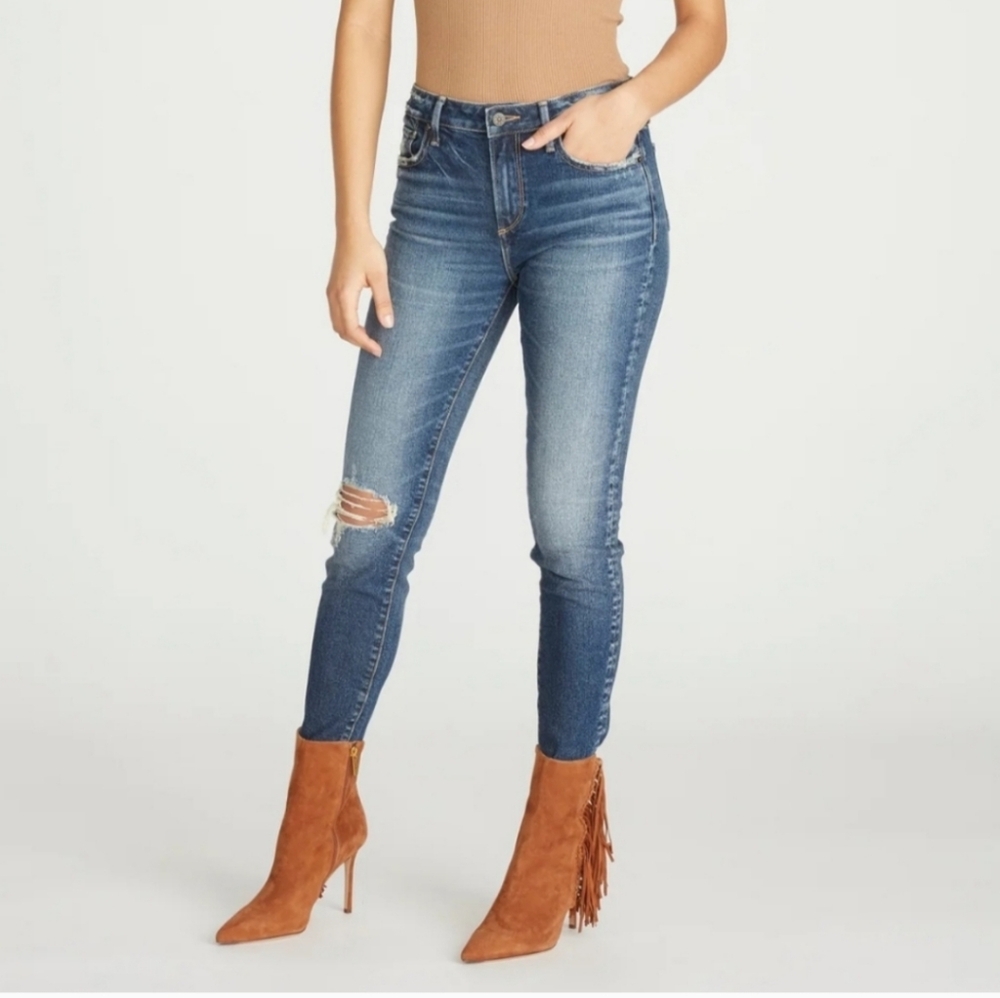 Driftwood Jackie Skinny Distressed Jeans-NWT